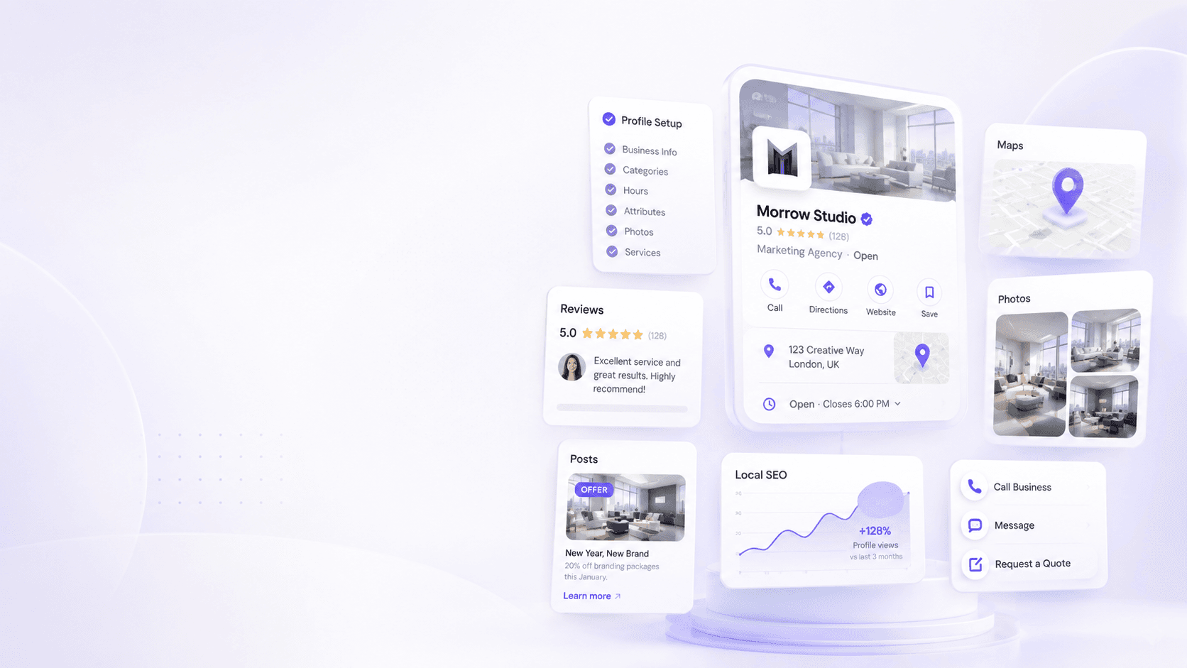 Google Business Profile services by Morrow